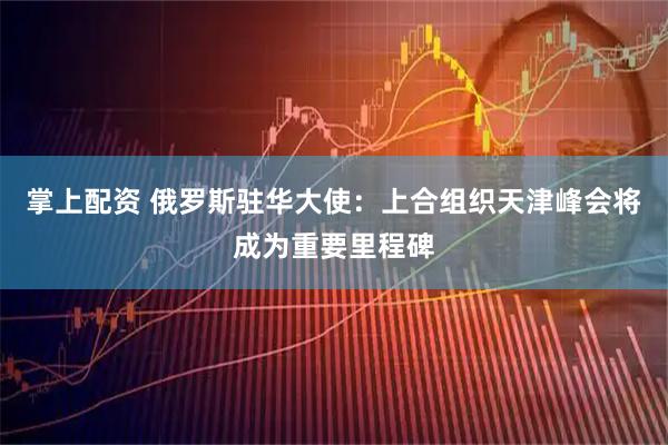 掌上配资 俄罗斯驻华大使：上合组织天津峰会将成为重要里程碑