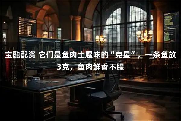 宝融配资 它们是鱼肉土腥味的“克星”，一条鱼放3克，鱼肉鲜香不腥